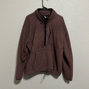 Pink half zip up jacket